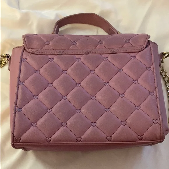 Pink Quilted Crossbody Bag - Picture 4 of 7